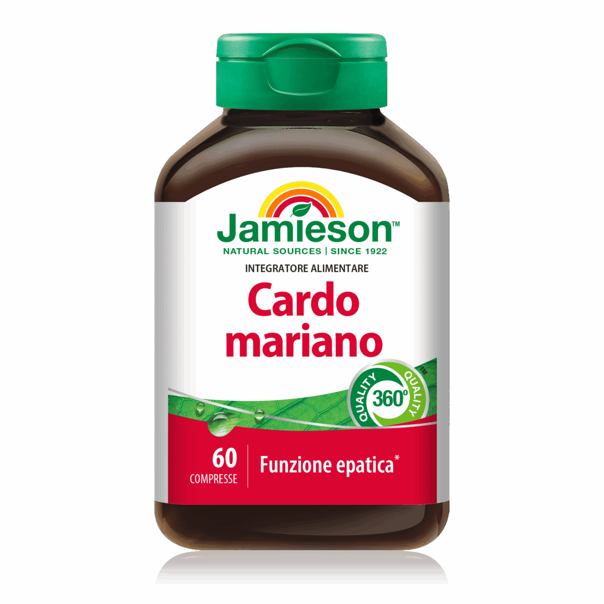6403_R2082_CardoMariano_MilkThistle_160cc_BTL_IT CARDO MARIANO 60 cpr - Jamieson - immagine 1