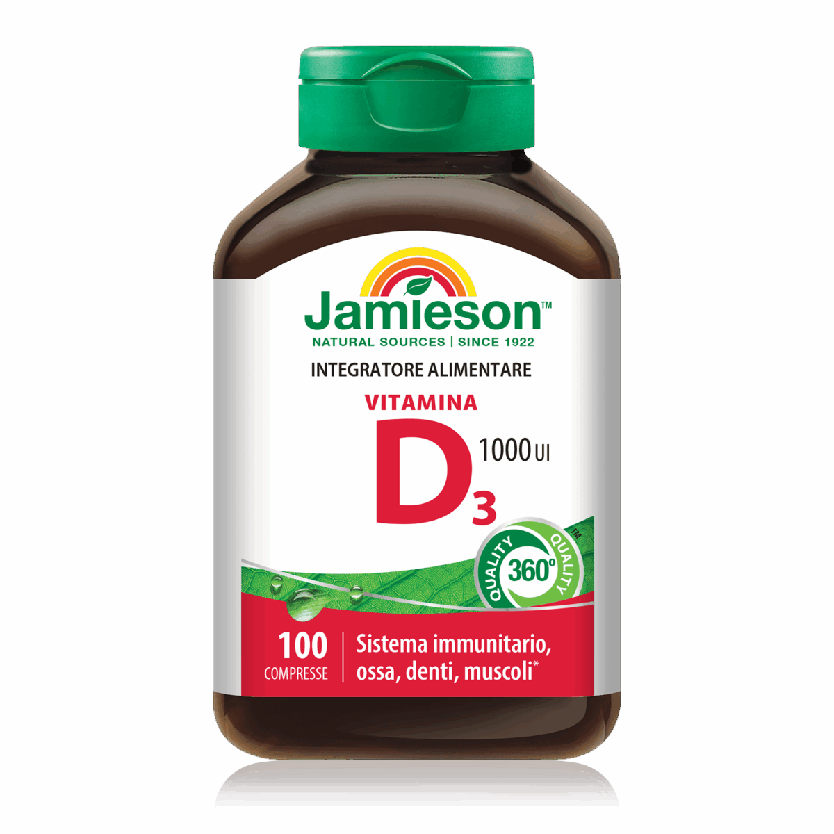 9256_vitamina-D_singolo_27_new VITAMINA D3 1000 UI 100 cpr - Jamieson - immagine 1
