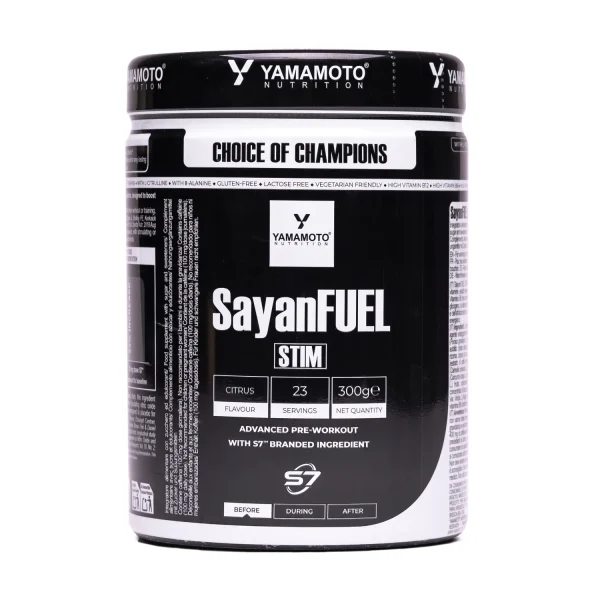 YAMAMOTO NUTRITION SayanFuel STIM  300 grammi Gusto: Agrumi