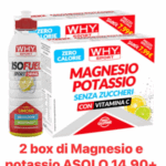 PROMO PACK - 2 box di magnesio e potassio + iso fuel omaggio