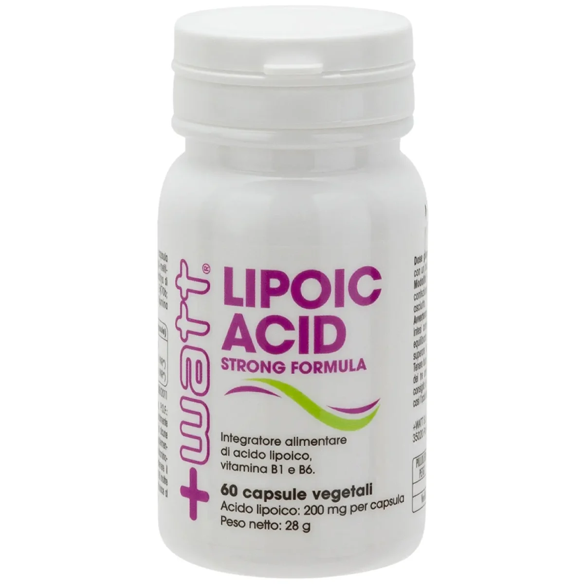 lipoic-acid-strong-formula-0c36 (1) ACIDO LIPOICO STRONG FORMULA 60 cps (200 mg per capsula) - WATT - immagine 1