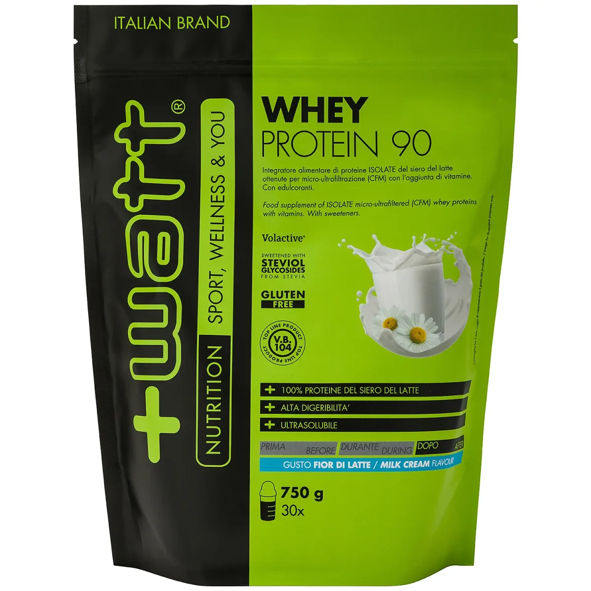 WHEY PROTEIN 90 DOYPACK 750 g - WATT - immagine 5
