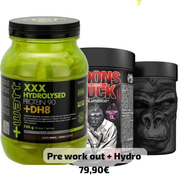PRE WORKOUT ZOOMAND + HYDROLIZED 90