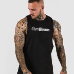 Canottiera Cut Off Black- GymBeam